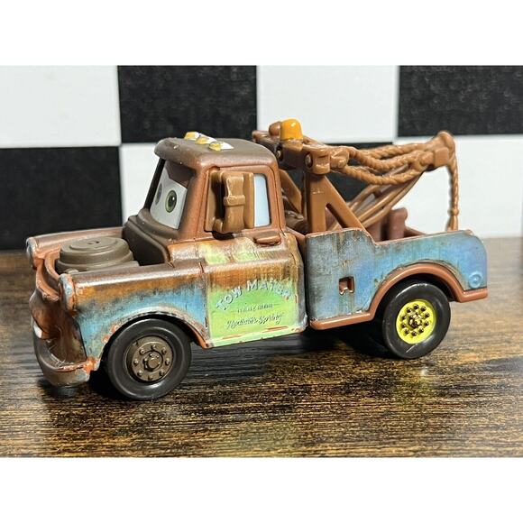 Disney Pixar TOONS Heavy Metal Mcqueen, Mater, Mia & Fillmore Diecast 1:55 Lot - Picture 3 of 13